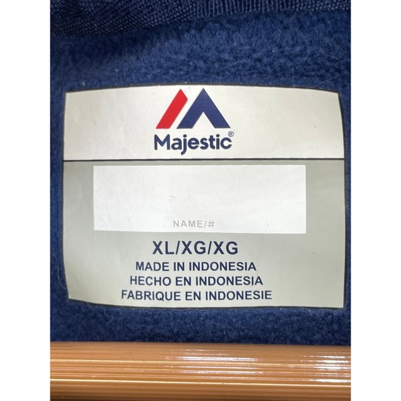 New England Patriots Hoodie Men's XL Gray NFL Majestic Pullover Sweatshirt - Picture 4 of 7